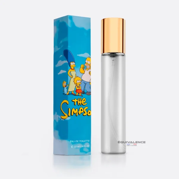 Flacon Parfum enfant disney 33ml Simpson avec boite bleu claire illustré