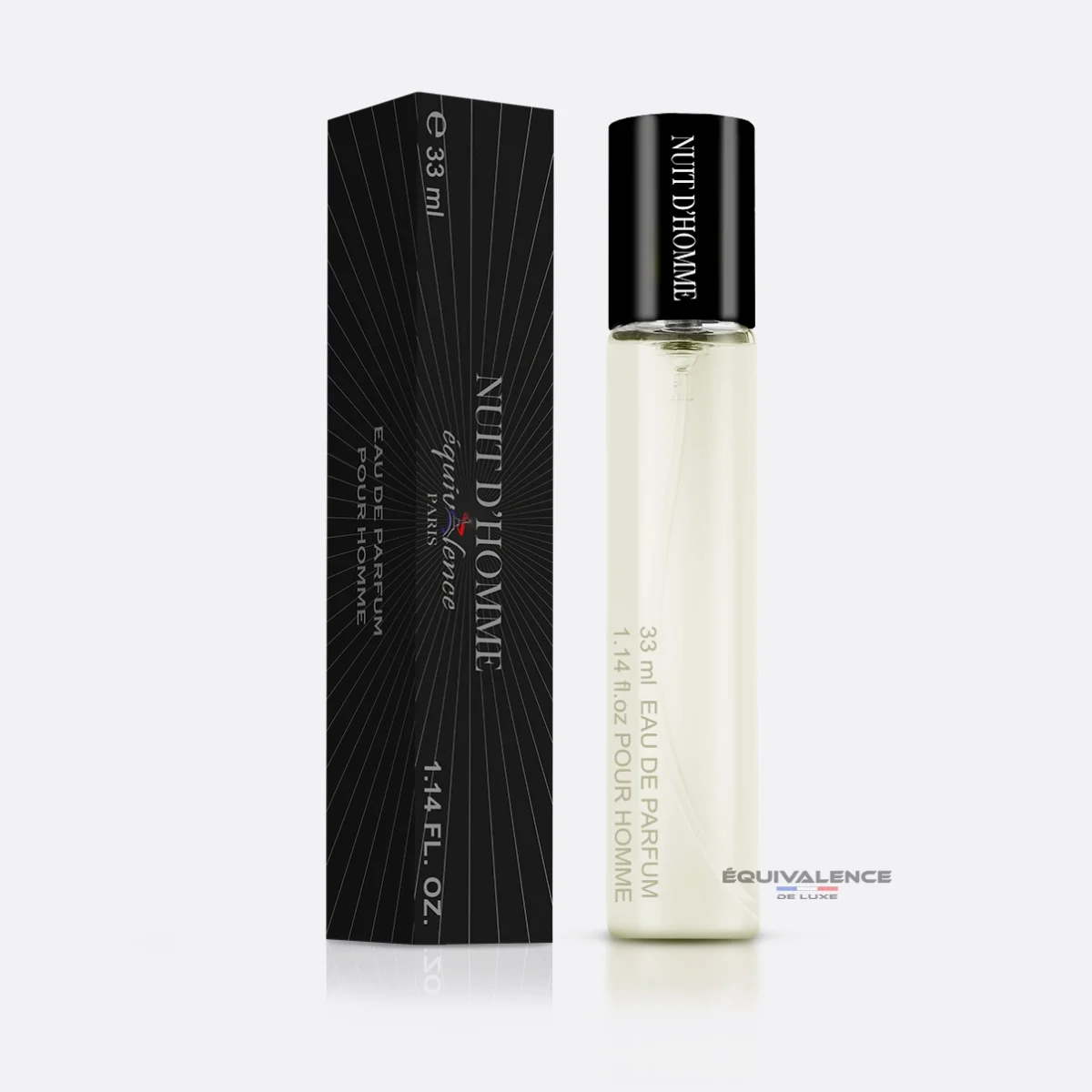 Nuit d’Homme Parfum Homme Dupe 33ml Puissant et Sophistiqué equivalent aux marques