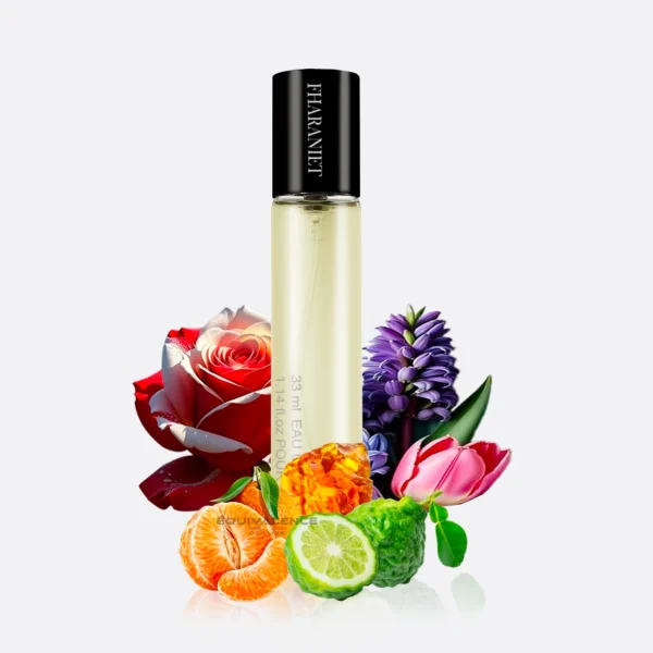 Parfum Fharaniet 33ml, une alternative économique et luxueuse, conçue pour incarner la force et la sophistication au quotidien.