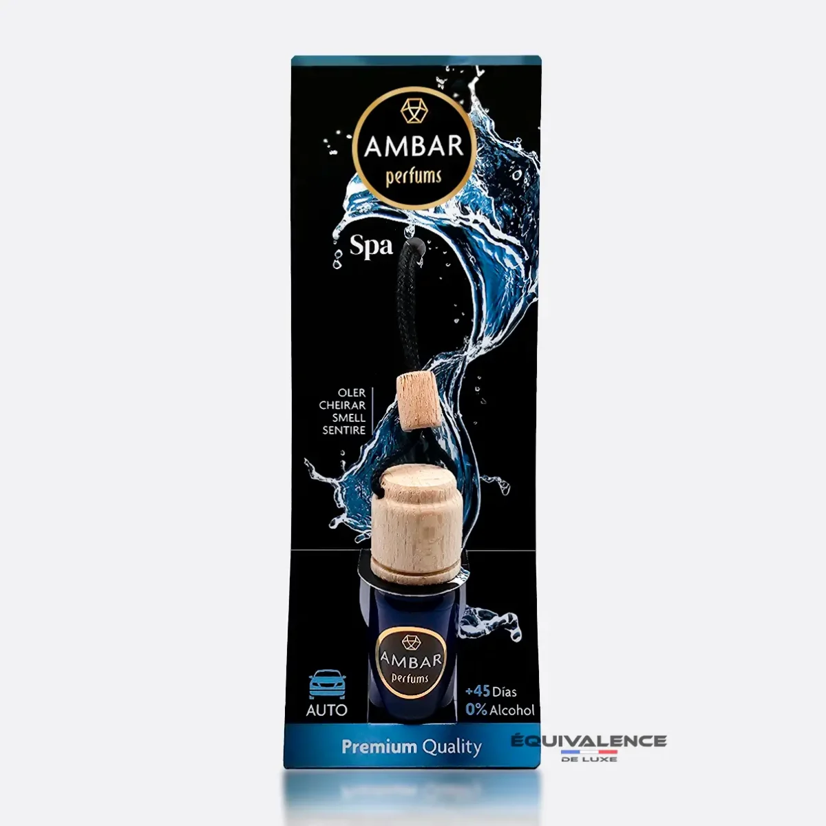 Diffuseur de senteur pour voiture Ambar - Odeur Spa, sans alcool et longue durée