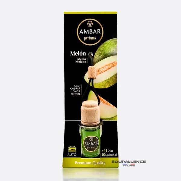 Diffuseur voiture Ambar - Parfum Melon, sans alcool et longue durée