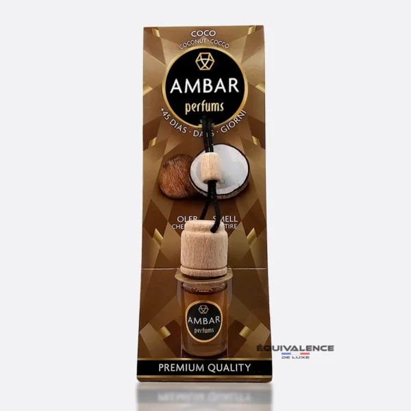 Diffuseur Ambar - Sent bon voiture, Senteur Coco