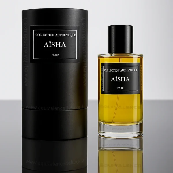 Flacon et boite Aïsha Parfum Collection Privée L’Authentique 50ml | Oriental floral