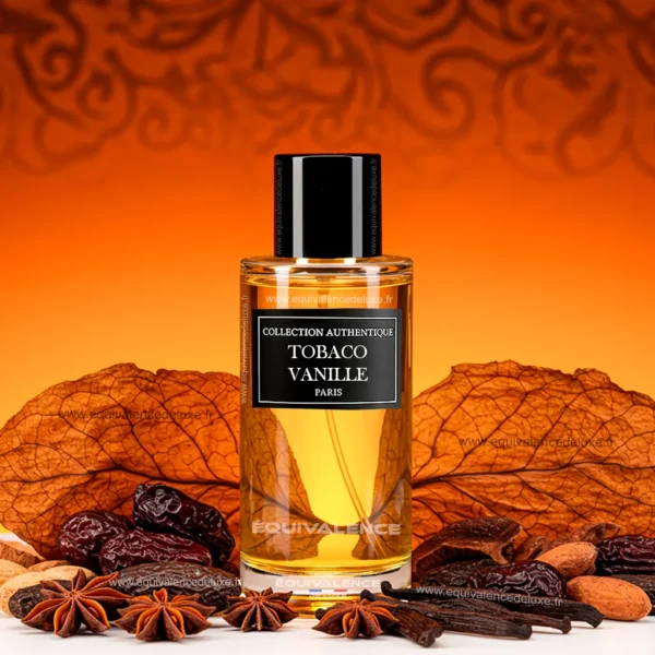 Parfum Tabaco Vanille 50 ml Collection Privée L’Authentique – Mixte, Oriental et Épicé