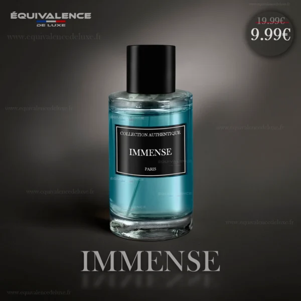 Flacon élégant du Parfum Collection Privée Immensité 50ml, une fragrance inspirée de vastes horizons et d'évasion.