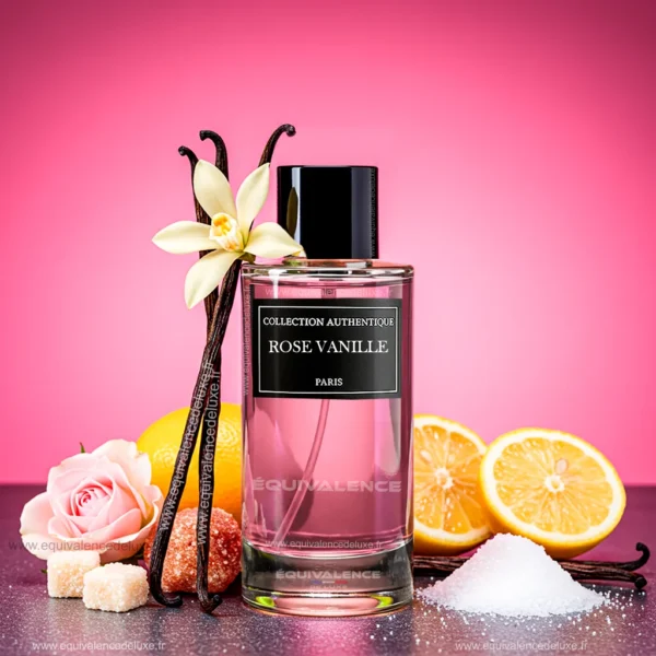 Flacon Rose Vanille 50 ml – Eau de Parfum Féminine Collection Privée L’Authentique