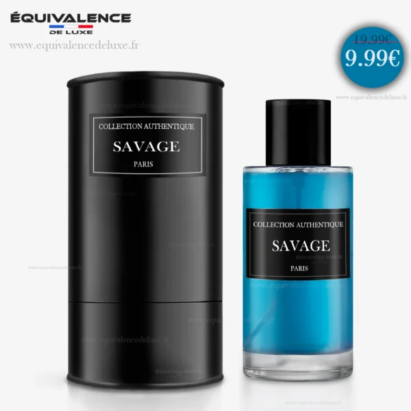 Flacon du Parfum Savage Collection Privée Authentique 50ml accompagné de sa boîte raffinée, un symbole d'élégance et de caractère.