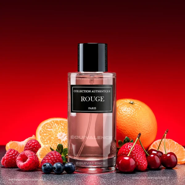 Rouge 50 ml – Eau de Parfum Mixte fruitée et chyprée – Collection Privée L’Authentique