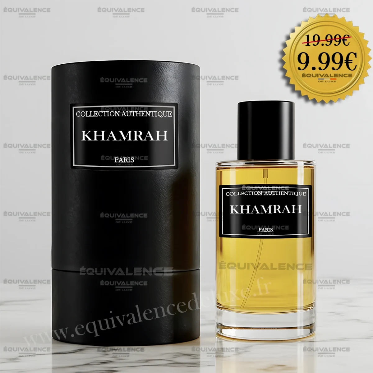 Khamrah Parfum Collection Privée Authentique - Eau de 50 ml - Parfum Épicé et Gourmand aux Notes de Cannelle et Vanille