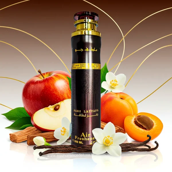 air freshner Ramz Lattafa 300 ml – parfum boisé et épicé