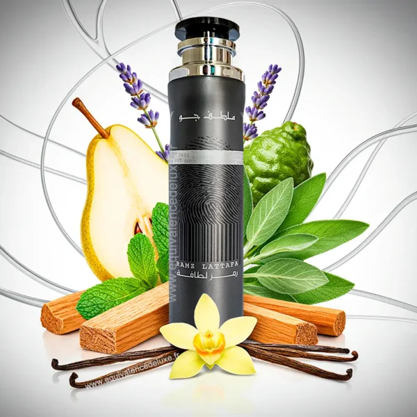 air freshner spray parfumé ramz silver lattafa Spray d'intérieur ramz silver lattafa 300ml pour maison , voiture, textile