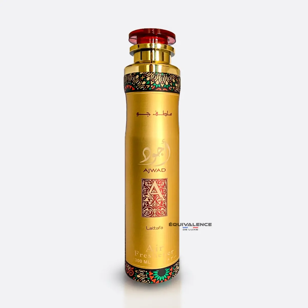 Désodorisant d'Intérieur Ajwad - Spray 300 ml - Parfum Luxueux Inspiré de Dubaï par Lattafa