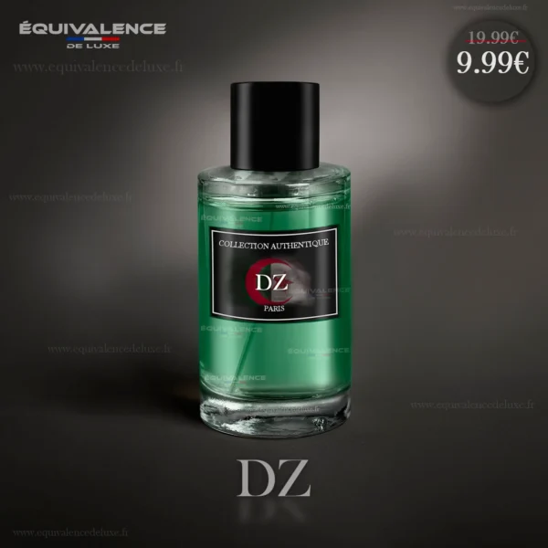 Flacon raffiné du Parfum DZ Collection Authentique pour Homme 50ml, une fragrance masculine et élégante à un prix accessible.