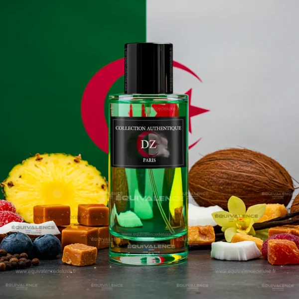 Flacon et composant du parfum Dz de la collection privée l'authentique - parfum sucré