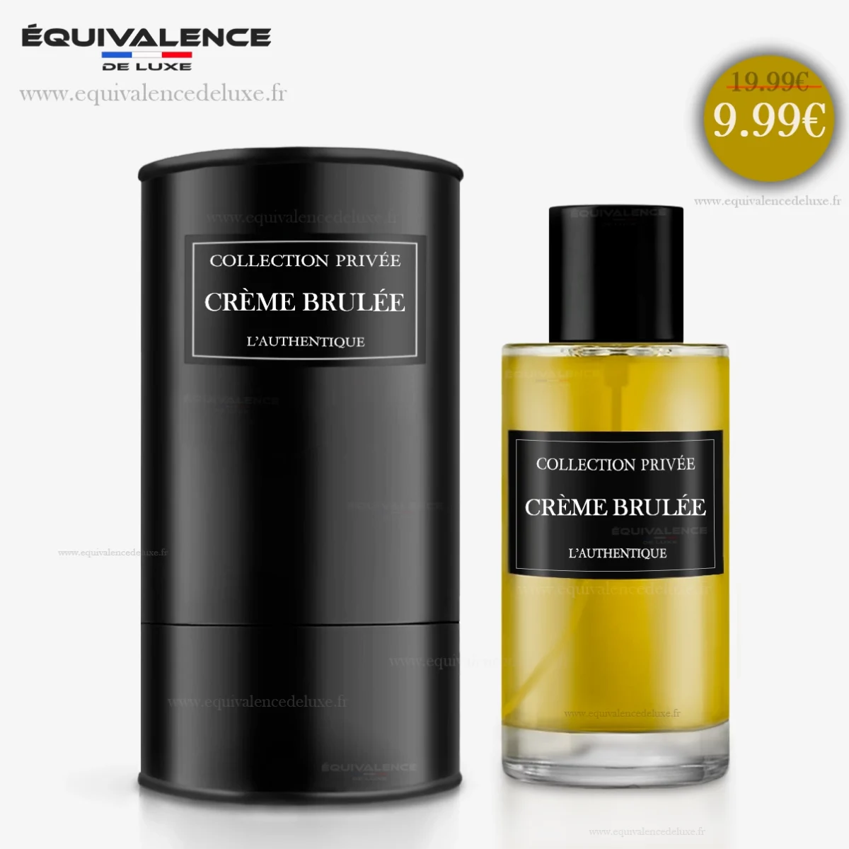 Parfum Crème Brûlée Création de Collection Privée L Authentique 50ML – Gourmandise et Raffinement