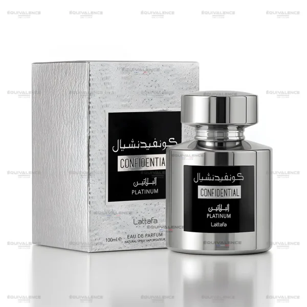 Parfum Confidential Platinum Pour Homme 100ml – Lattafa
