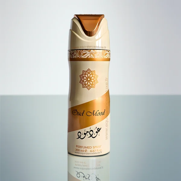Déodorant Oud Mood 200 ml – spray mixte oriental aux notes de oud et ambre
