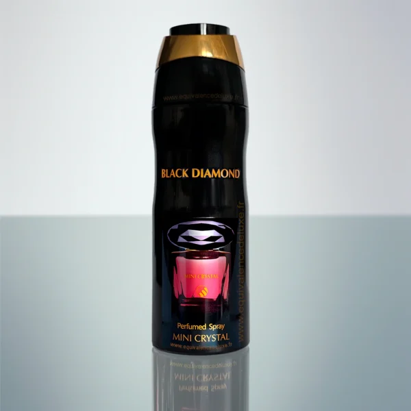 Déodorant femme Black Diamond inspiré de Cryst 200 ml spray parfumé