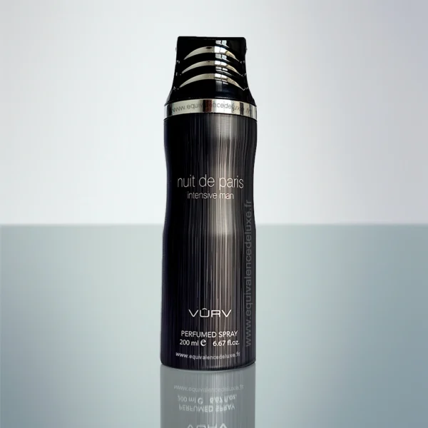 Déodorant parfumé homme 200 ml Nuit de Paris – senteur boisée et élégante pour homme