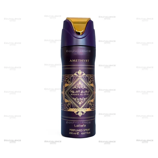 Déodorant Unisexe Amethyst 200 ml – Spray Déodorant Mixte – Élégance et fraîcheur orientale