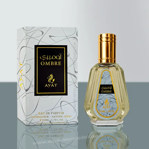Flacon de parfum dubai Ombre – eau de parfum mixte 50 ml intense au oud et encens