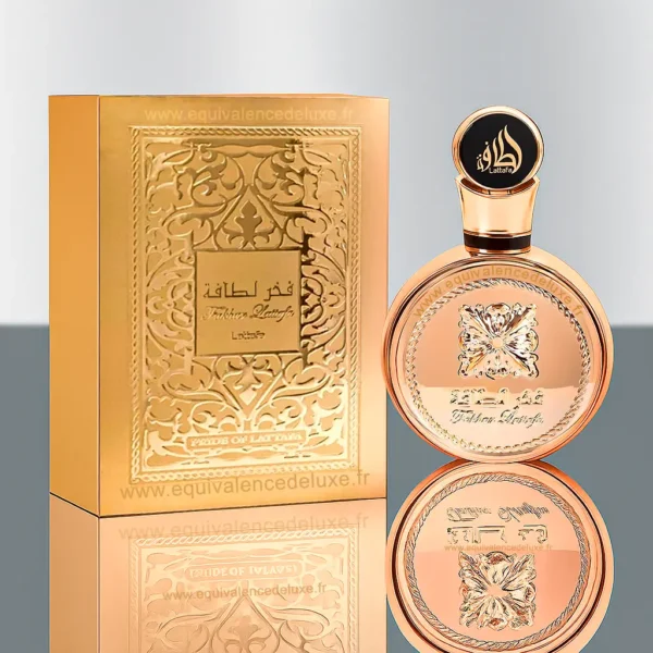 Fakhar Gold Lattafa – eau de parfum orientale 100ml avec boîte dorée élégante
