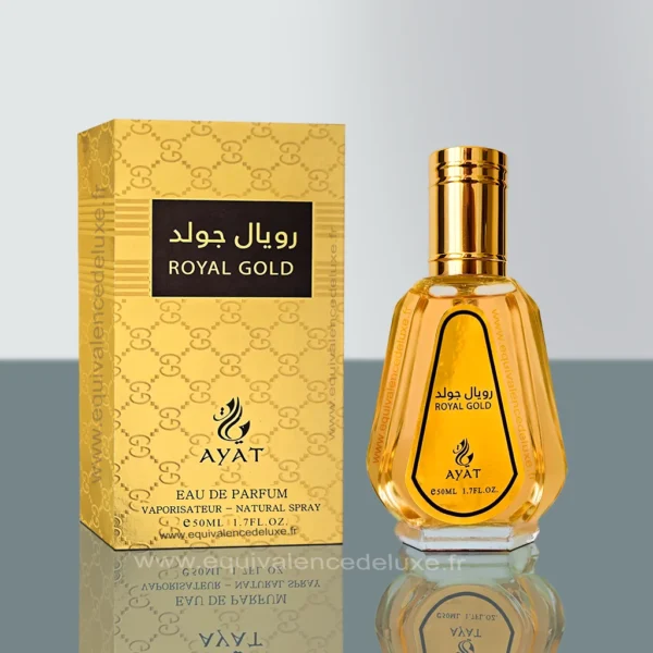 Flacon Royal Gold 50 ml – parfum oriental mixte inspiré - Eau de parfum dubai mixte