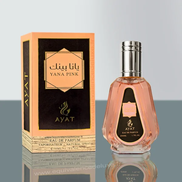 Flacon de parfum Yana Pink 100 ml – fragrance florale et gourmande pour femme