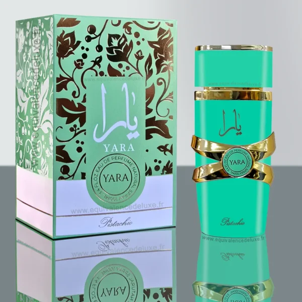 Flacon Yara Pistachio Dubai Collection 100ml – Eau de Parfum féminine gourmande à la pistache