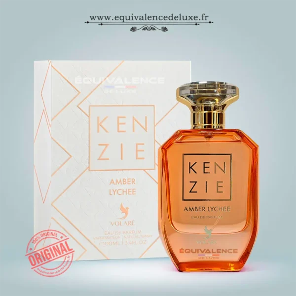 Amber Lychee – Parfum Fruité Floral Ambré Femme Kenzie