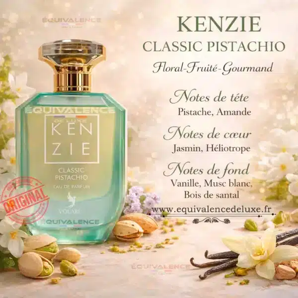 notes olfactives pistache amande jasmin heliotrope vanille musc parfum