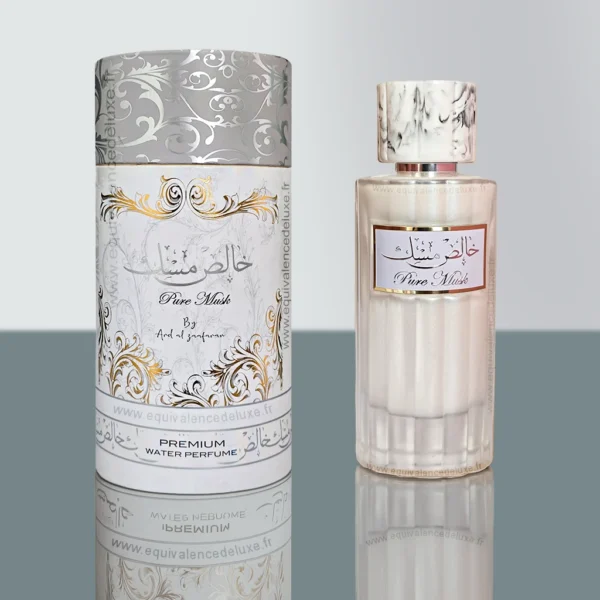 Parfum musc blanc sans alcool Pure Musk Ard Al Zaafaran flacon élégant 100ml