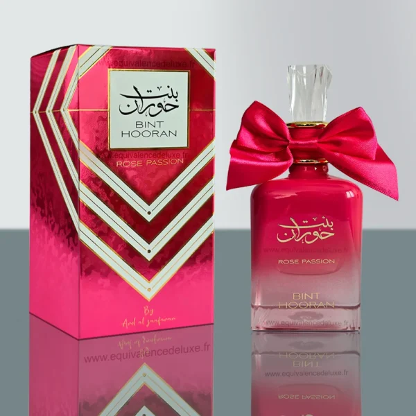 Flacon de parfum Bint Hooran Rose Passion 100 ml pour femme – oriental floral musqué