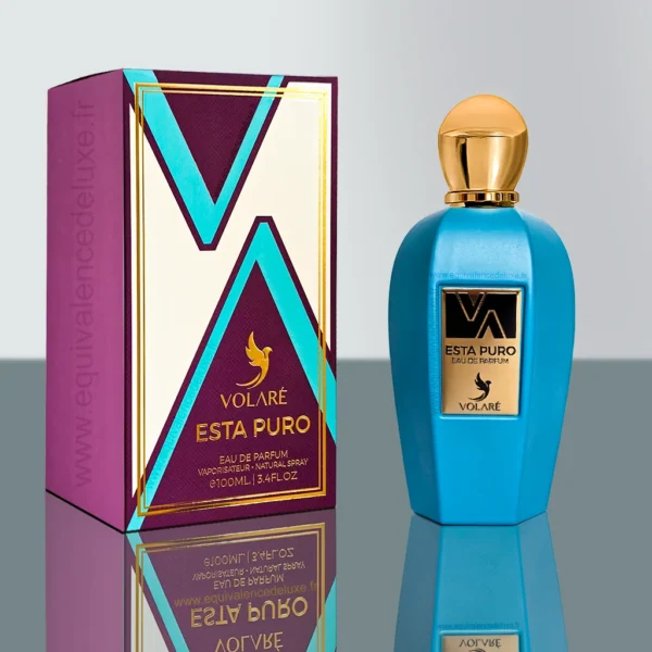 Flacon du parfum Esta Puro Volaré – fragrance fruitée orientale mixte 100 ml
