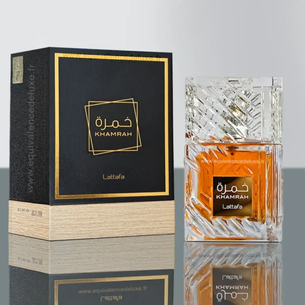 Flacon du parfum Khamrah 100 ml – Eau de Parfum oriental mixte signé Lattafa