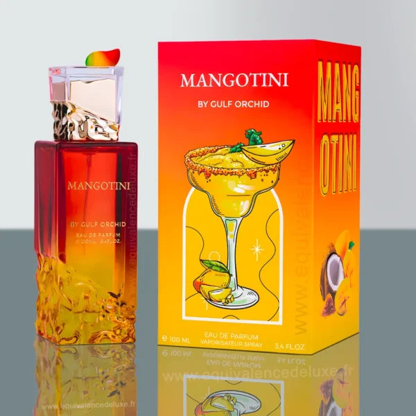 Flacon du parfum Mangotini 100 ml – Eau de Parfum unisexe fruitée et gourmande aux notes de mangue, agrumes et vanille