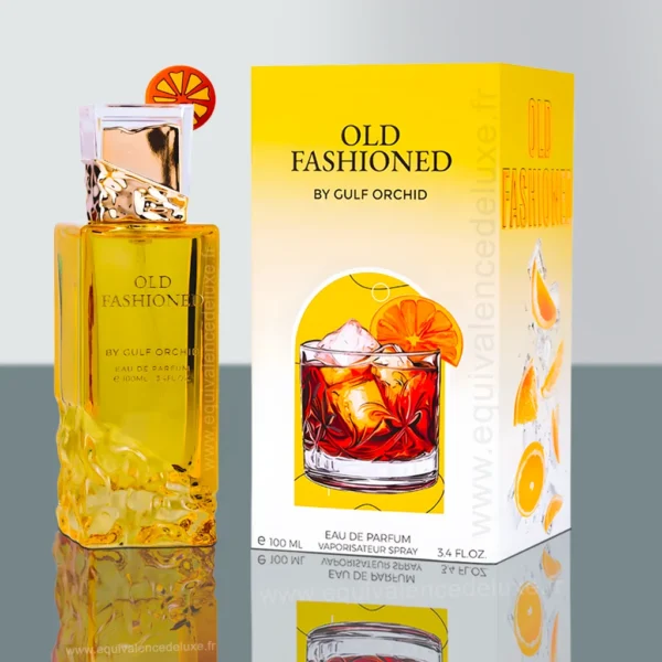 Flacon du parfum Old Fashioned 100 ml – Eau de Parfum unisexe boisée et épicée aux notes de cerise, rhum et cuir