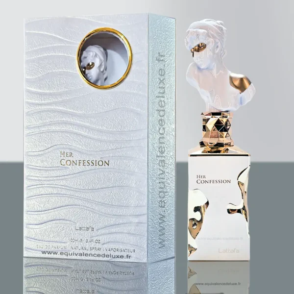 Her Confession Lattafa 100 ml – parfum floral vanillé pour femme