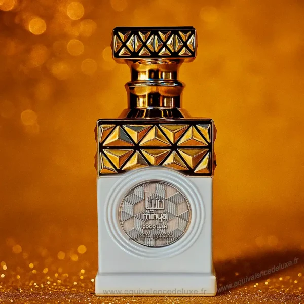 Parfum Minya Coco Lush – notes gourmandes de macaron, ambre, musc