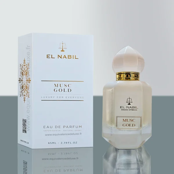 Musc Gold El Nabil 65 ml – parfum gourmand floral chaud