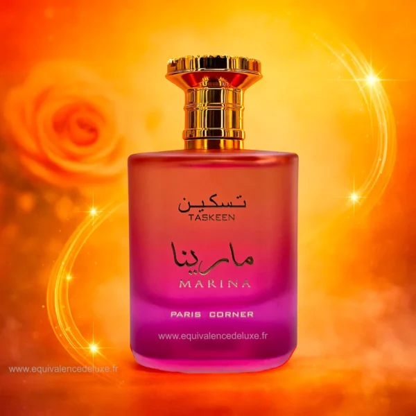 Parfum Taskeen Marina – pêche, black currant et musc léger