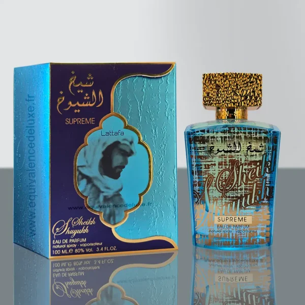 Sheikh Al Shuyukh Supreme Lattafa 100 ml – parfum oriental-épicé gourmand unisexe