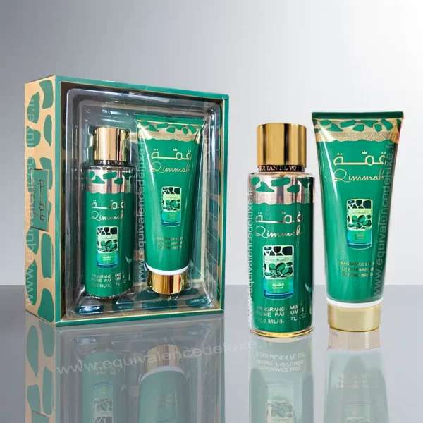 Coffret Qimmah Sultan El Waha – brume et crème parfumée pour le corps