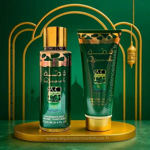 Coffret parfum oriental mixte Qimmah original Dubaï Coffret parfum Dubaï Qimmah mixte