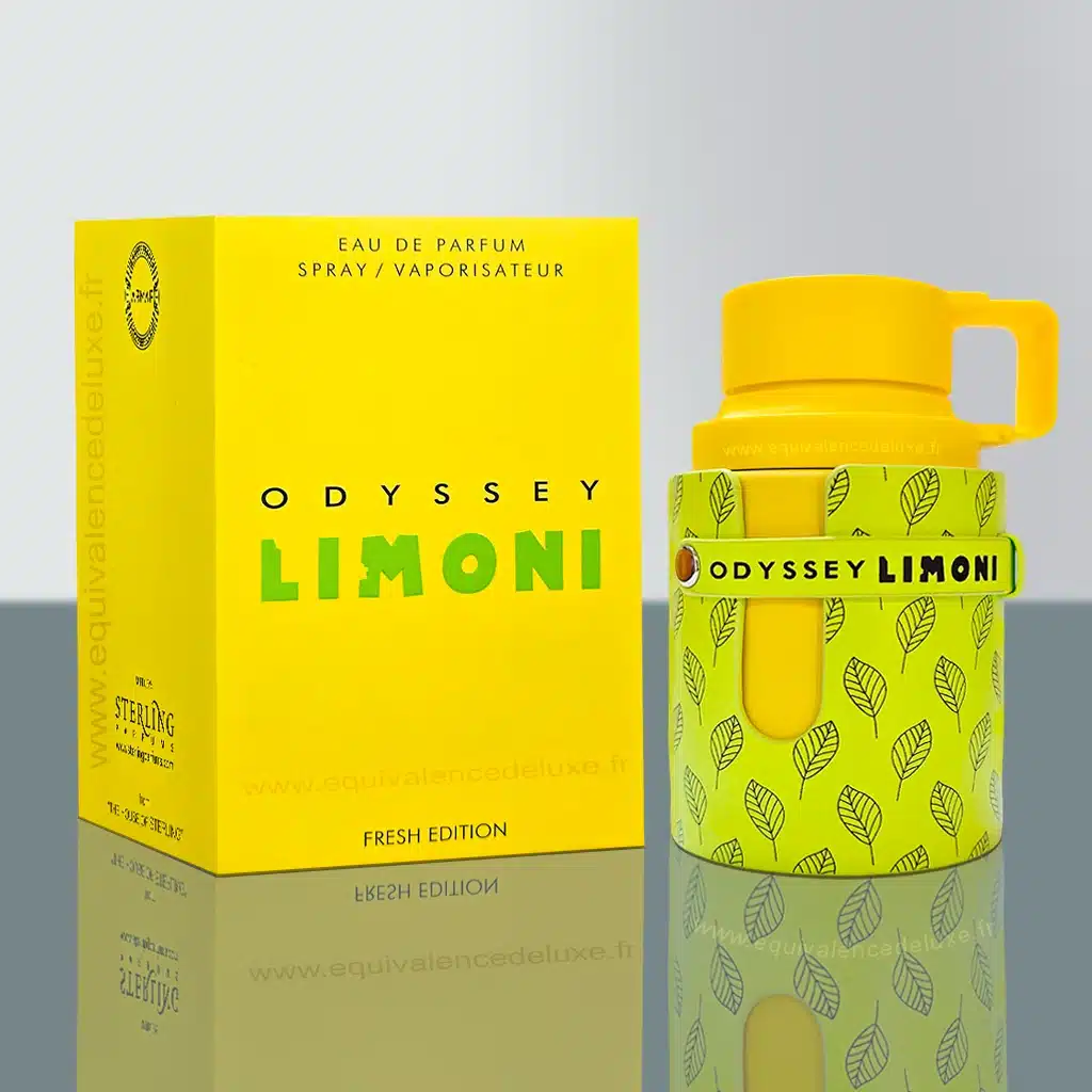 Odyssey Limoni – Eau de Parfum Hespéridé Citronné 1 Boîte et flacon Odyssey Limoni parfum citron