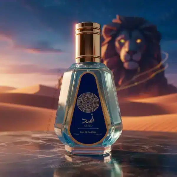 Parfum Asad Homme – Présentation Équivalence de Luxe Eau de parfum Asad homme présentation artistique