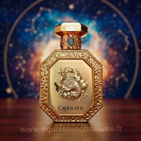 Parfum Capricorn French Avenue ambre épicé Flacon Capricorn French Avenue parfum oriental doré