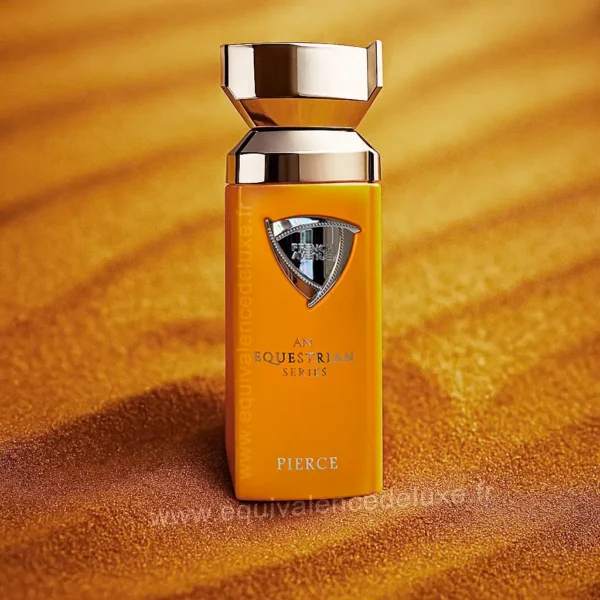 Pierce French Avenue – Parfum Homme Frais sur Sable Doré Parfum Pierce An Equestrian Series dans un décor désert chaleureux – fragrance aromatique masculine