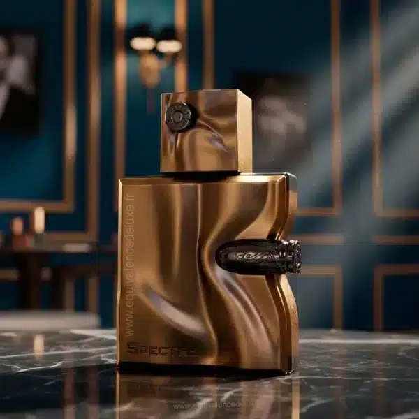 Spectre parfum cuir boisé – Packaging luxe Parfum Spectre French Avenue bouteille bronze cuir boisé