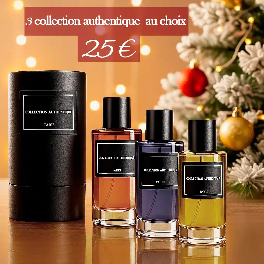 Offre 3 parfums Collection Authentique au choix pour 25€